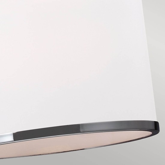 Elstead Prospect Park Kronleuchter E27 3-fach Satin Nickel, Chrom