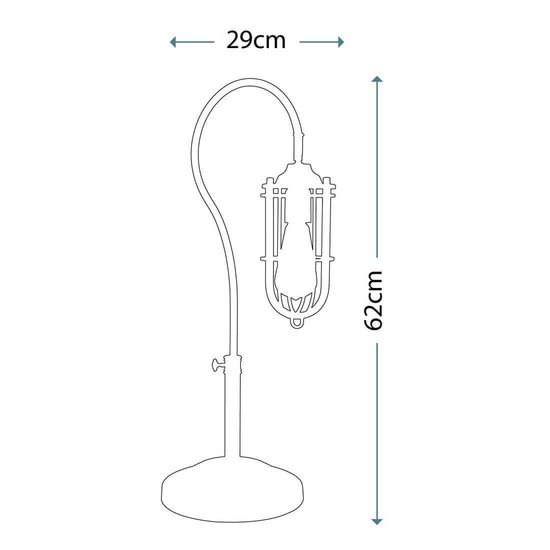 Elstead Urban Renewal Tischleuchte E27 Dunkles Antikmessing