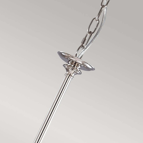 Elstead Finsbury Park Kronleuchter E14 9-fach Poliertes Nickel