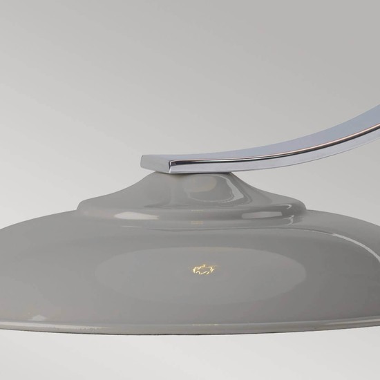 Elstead Franklin Tischleuchte E27 Plane Grau