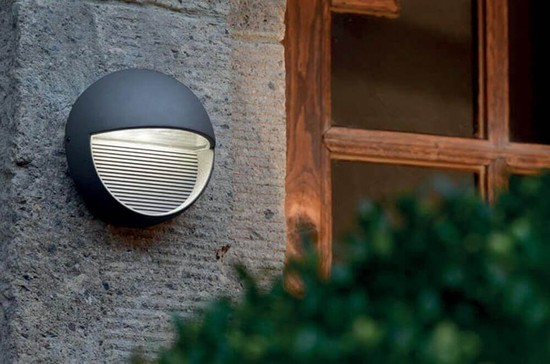 Elstead Freyr LED Außen-Wandleuchte 17cm Graphit IP54