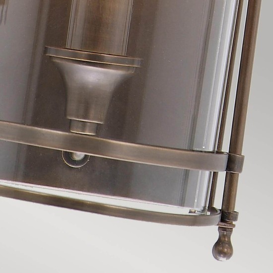 Elstead Guildhall Wandleuchte E14 Dunkle Bronze