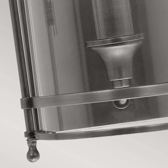 Elstead Guildhall Wandleuchte E14 Poliertes Nickel