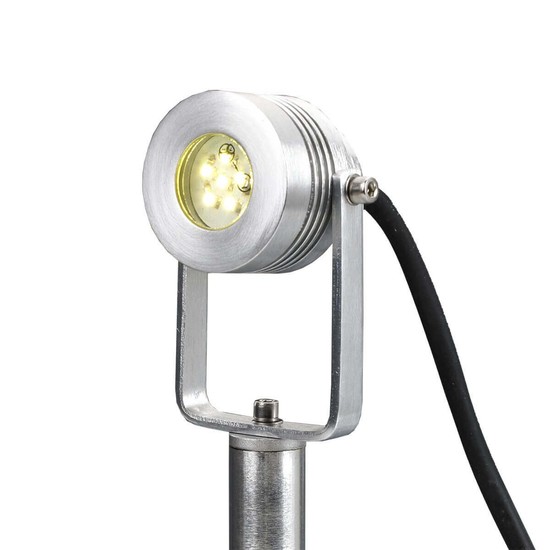 Elstead Spennymoor LED Außen-Stehleuchten 1-fach Eloxiertes Aluminium IP54