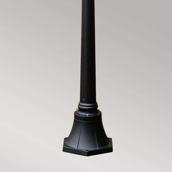 Elstead Ledbury Außen-Stehleuchte E27 192cm Schwarz IP44