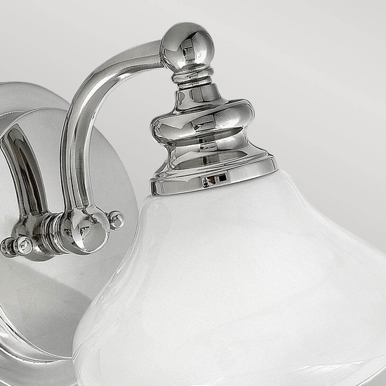 Elstead Ainsley LED Wandleuchte G9 Poliertes Chrom IP44