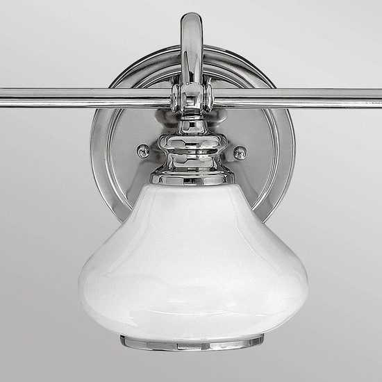 Elstead Ainsley LED Wandleuchte G9 3-fach Poliertes Chrom IP44