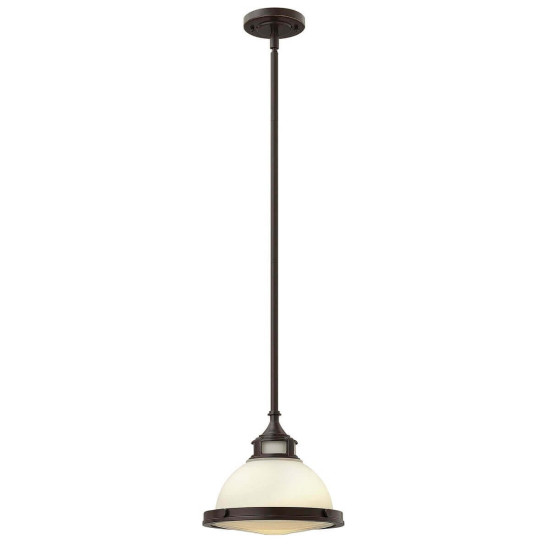 Elstead Amelia Hängeleuchte E27 1-fach Buckeye Bronze