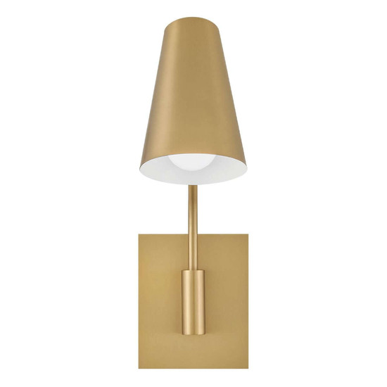 Elstead Bray Wandleuchte E27 schwenkbar Messing lackiert Stahl 43cm