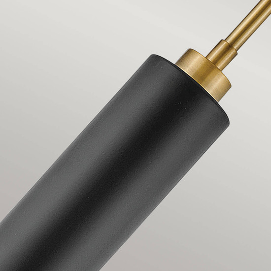 Elstead Cedric Pendelleuchte E27 2-fach Lackiertes Messing Opal