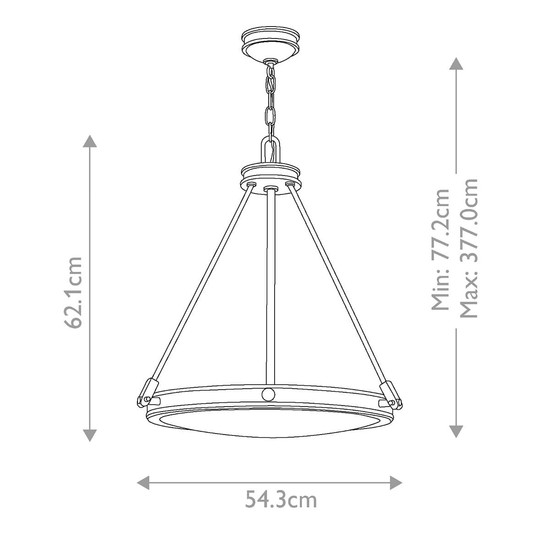 Elstead Collier Pendelleuchte E14 4-fach Schwarzes Oxid Glas klar mit Luftbläschen