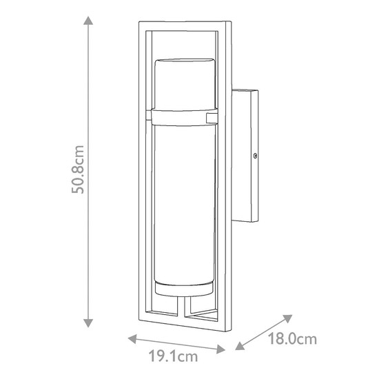 Elstead Cordillera Außenwandleuchte E27 Brünierte Bronze IP44