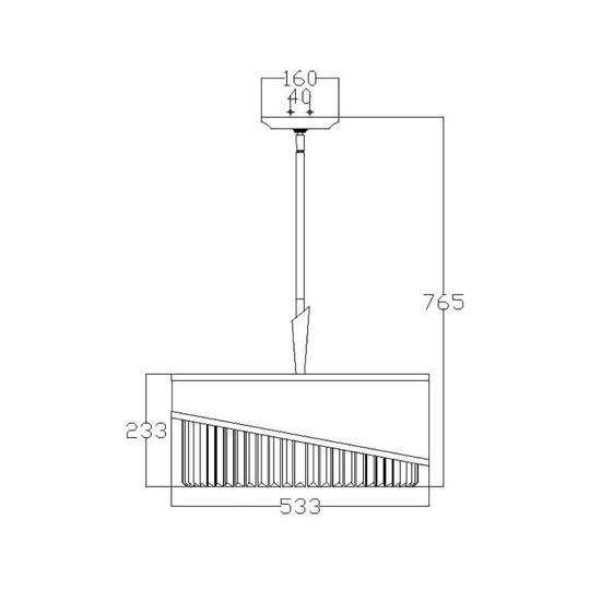 Elstead Gigi Hängeleuchte E14 3-fach Poliertes Nickel