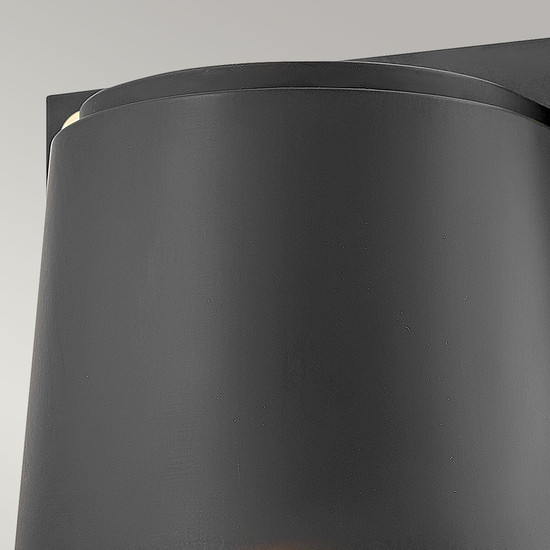 Elstead Scout Außenwandleuchte GU10 LED Schwarz IP44 Anti-Meerwasser