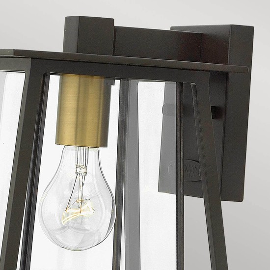 Elstead Walker Außen-Wandleuchte E27 24cm Buckeye Bronze IP44