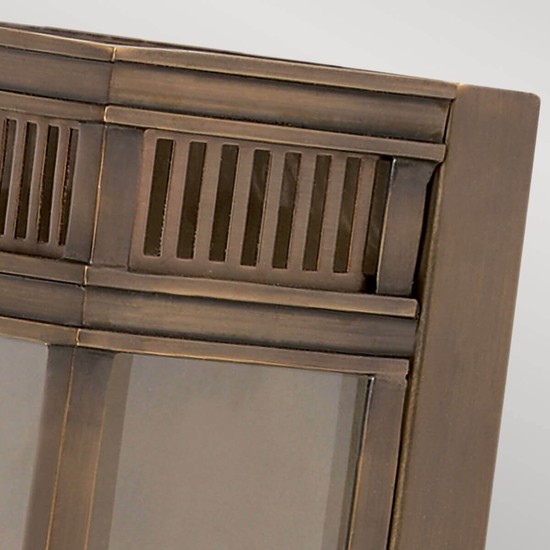 Elstead Holborn Außen-Wandleuchte E14 2-fach Dunkle Bronze IP44