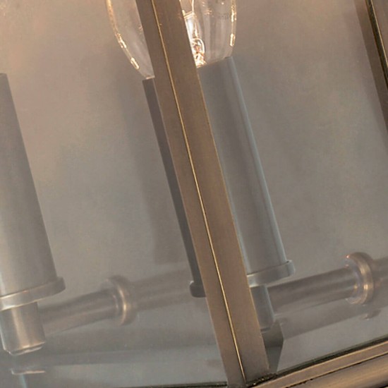 Elstead Holborn Außen-Wandleuchte E14 2-fach Dunkle Bronze IP44