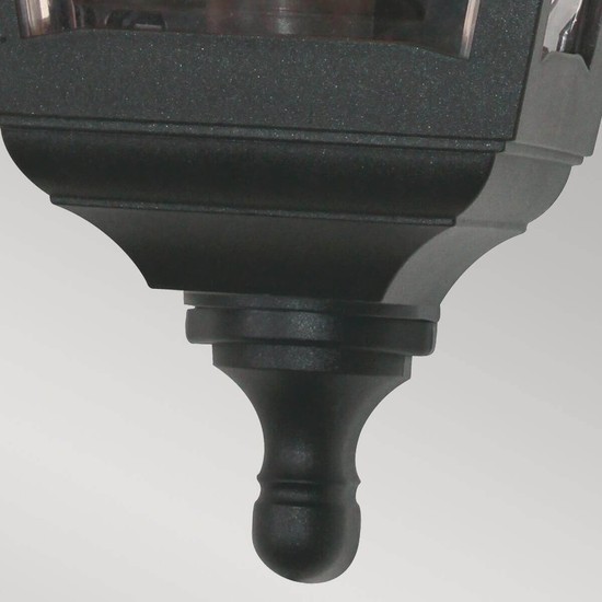 Elstead Kerry Außen-Deckenleuchte E27 Schwarz IP44 Anti-Meerwasser