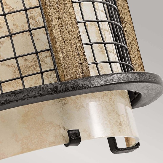 Elstead Ahrendale Wandleuchte E14 Amboss-Eisen