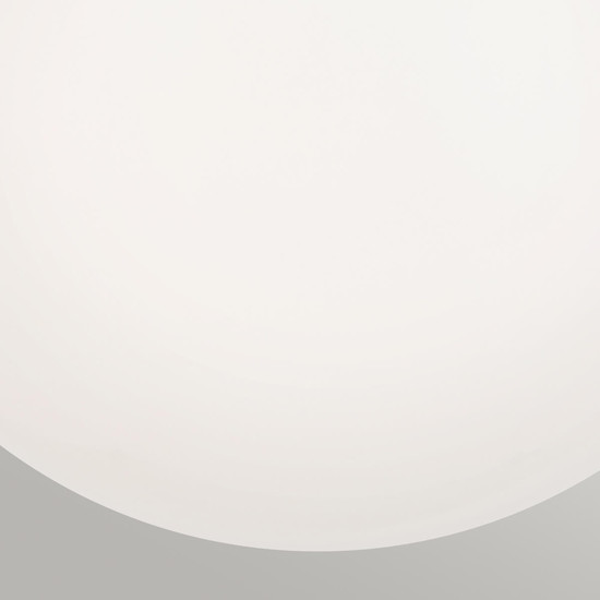 Elstead Albers Deckenleuchte E27  Schwarz Opalglas