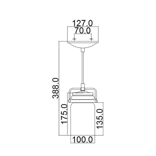 Elstead Brinley Hängeleuchte E27 Ältere Bronze