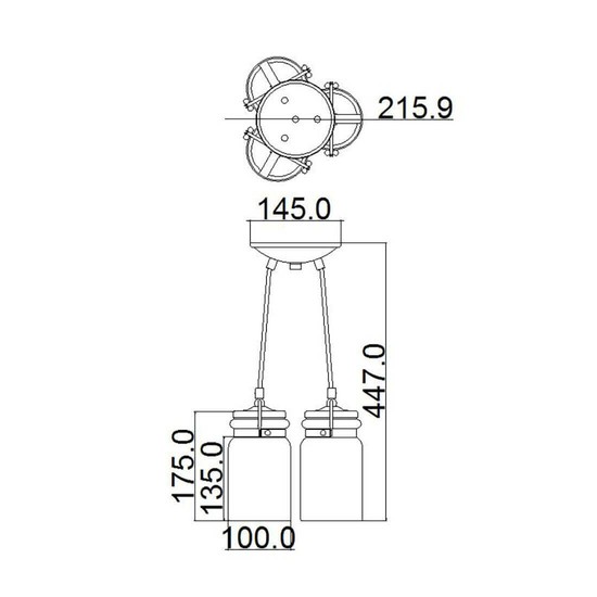 Elstead Brinley Hängeleuchte E27 3-fach Ältere Bronze