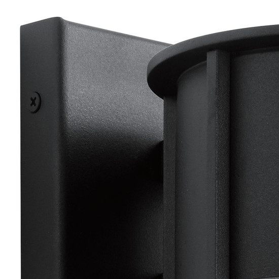 Elstead Camillo Außenwandleuchte E27 Strukturiertes Schwarz IP44