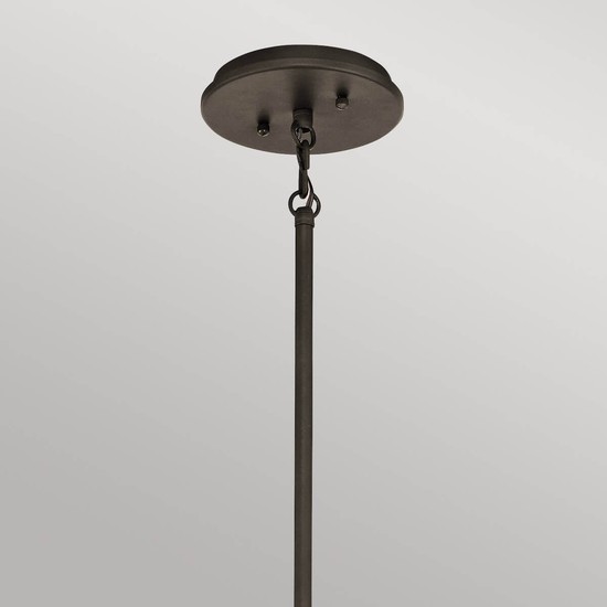 Elstead Emory Hängeleuchte E27 3-fach 26cm Bronze Klassisches Zinn