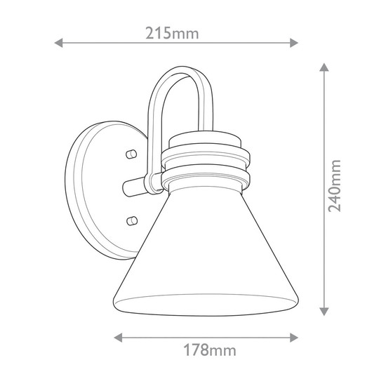 Elstead Farum Wandleuchte G9 Poliertes Chrom Weiß IP44