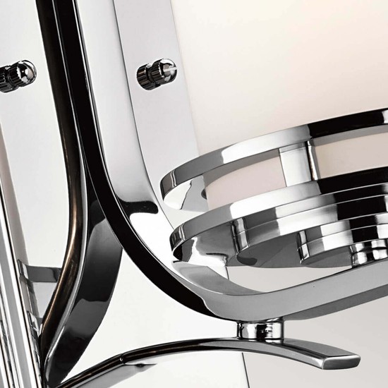 Elstead Hendrik LED Wandleuchte G9 Poliertes Chrom IP44