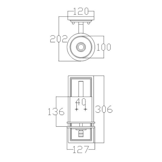 Elstead Hendrik LED Wandleuchte G9 Poliertes Chrom IP44