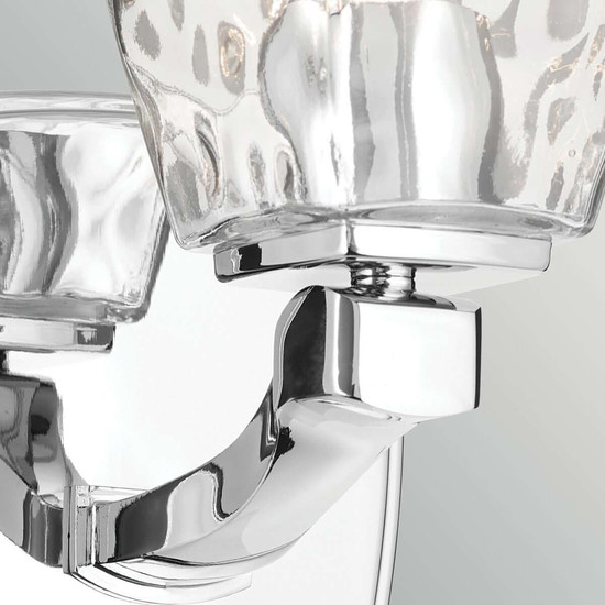 Elstead Marant LED Bad-Wandleuchte G9 IP44 Chrom poliert Stahl Klarglas 24cm
