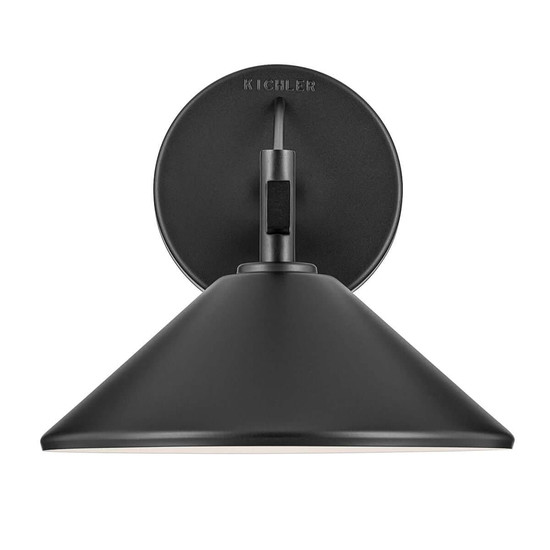 Elstead Ripley Außenwandleuchte E27 IP44 Schwarz Alu 24cm