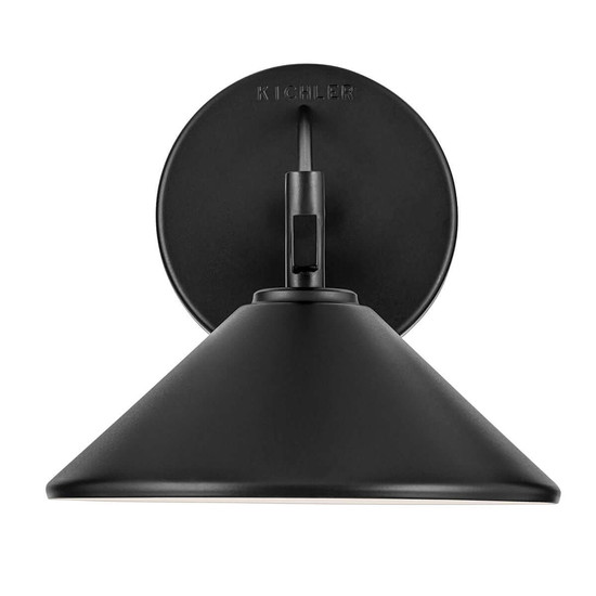 Elstead Ripley Außenwandleuchte E27 IP44 Schwarz Alu 19cm