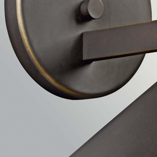 Elstead Ripley Außenwandleuchte E27 IP44 Altbronze Alu 19cm