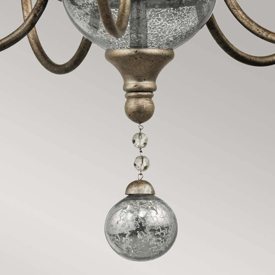 Elstead Rosalie Kronleuchter E14 5-fach 68cm Sterling Gold