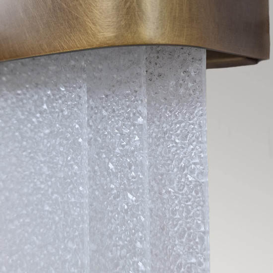 Elstead Serene LED Wandleuchte Naturmessing Messing