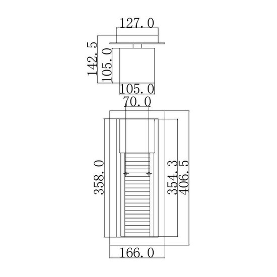 Elstead Sorel LED Außen-Wandleuchte GU10 41cm Architektonische Bronze IP44