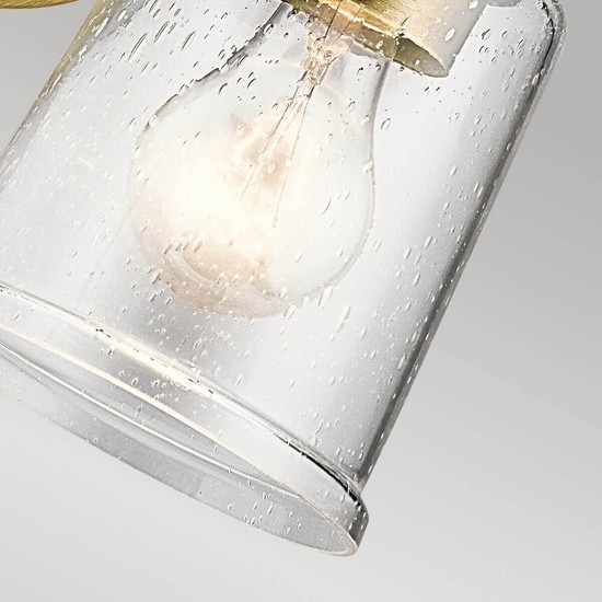 Elstead Waverly Wandleuchte E27 Naturmessing