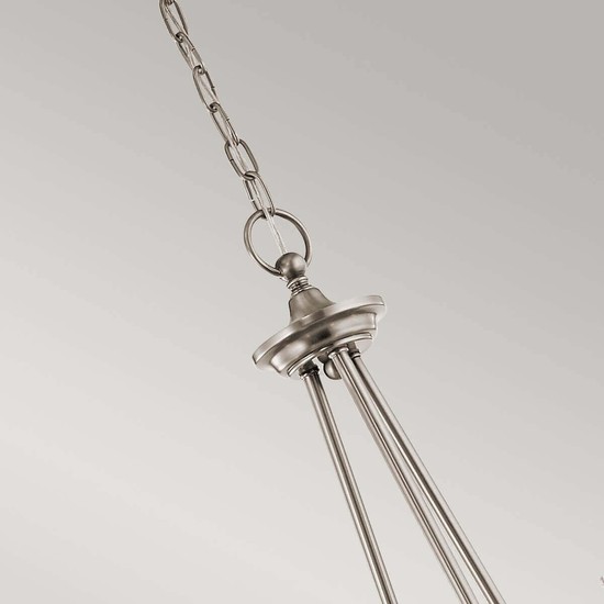 Elstead Waverly Kronleuchter E27 5-fach Klassisches Zinn