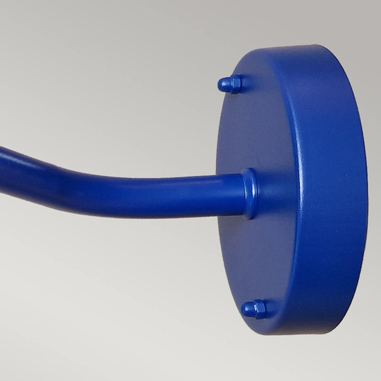 Elstead Klampenborg Außenwandleuchte E27 Marineblau IP44 Anti-Meerwasser