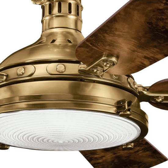Elstead Hatteras Bay leiser Deckenventilator mit LED Licht Ø142cm + Fernbedienung