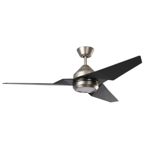 Elstead Jade leiser Deckenventilator mit LED Licht Ø152cm + Fernbedienung Satin schwarz