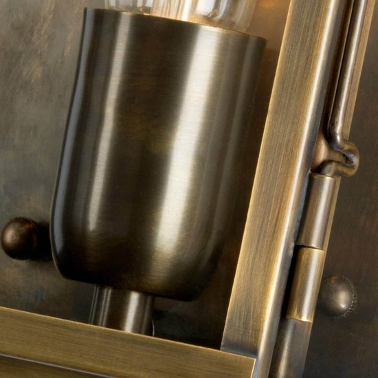 Elstead Lambeth Palace Außen-Wandleuchte E27 Gealtertes Messing IP44