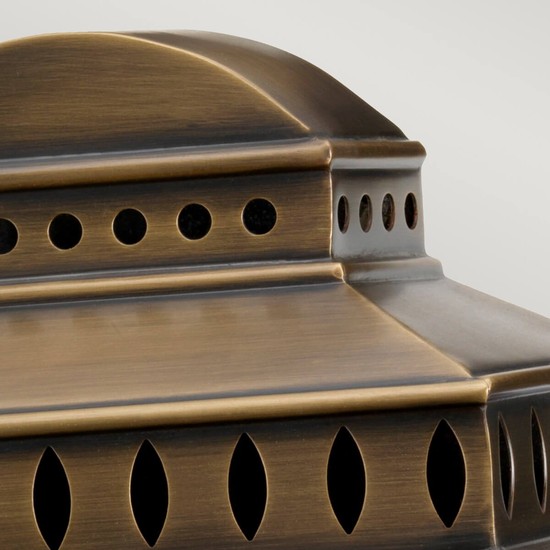 Elstead Mansion House Außen-Wandleuchte E27 Gealtertes Messing IP44