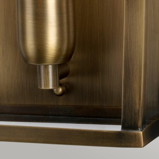 Elstead Mansion House Außen-Wandleuchte E27 Gealtertes Messing IP44