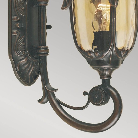 Elstead Philadelphia Außen-Wandleuchte E27 43cm Alte Bronze IP44