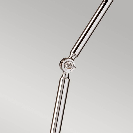 Elstead Provence Stehleuchte E27 Poliertes Nickel