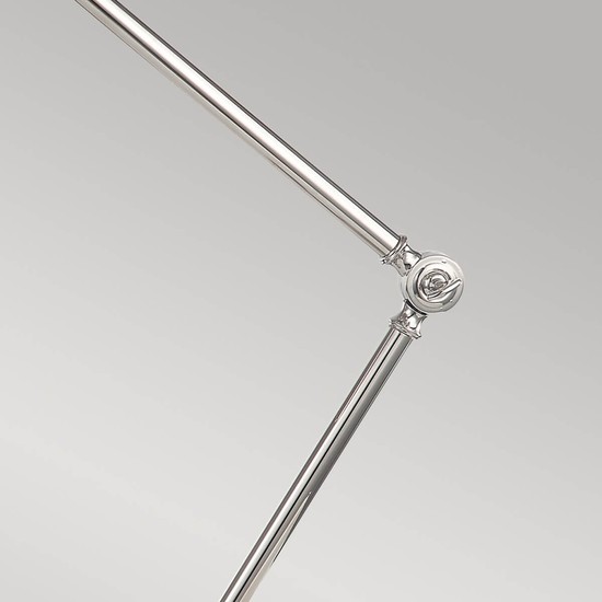 Elstead Provence Tischleuchte E27 Poliertes Nickel