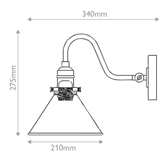 Elstead Provence Wandleuchte E27 Antik-Messing und mattschwarz Schwarz